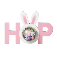 Glitzhome® 10" Easter Wooden Hop Table Décor