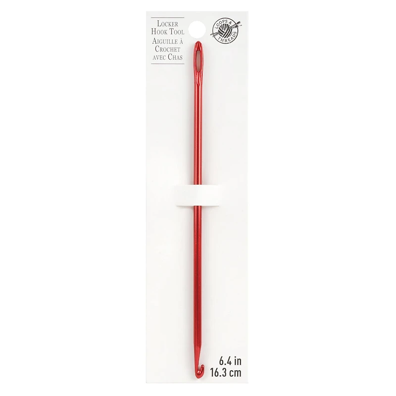 12 Pack: 6.4" Aluminum Locker Hook Tool by Loops & Threads®