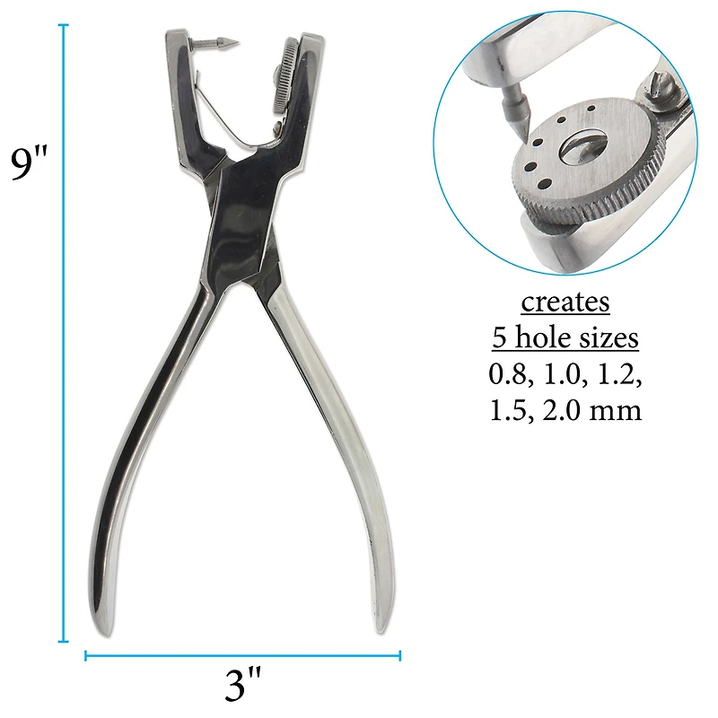 The Beadsmith® Rotary Hand Sewing Leather Punch