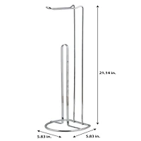 Bath Bliss Chrome Toilet Paper Reserve & Dispenser