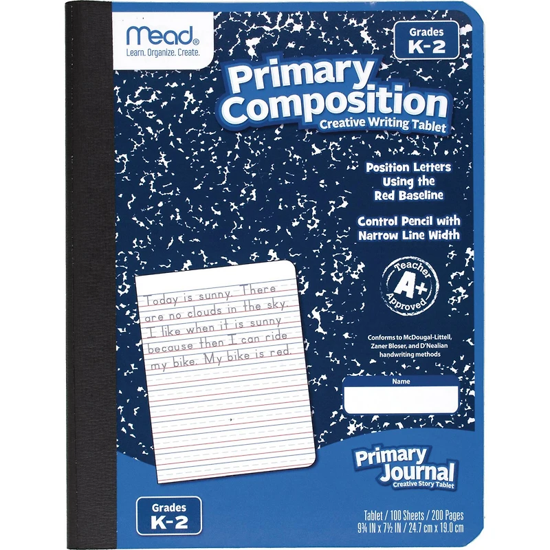 Mead® Primary Composition Writing Tablet, 3ct.