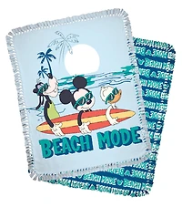 Disney® Mickey & Friends Beach Mode No Sew Fleece Throw Kit