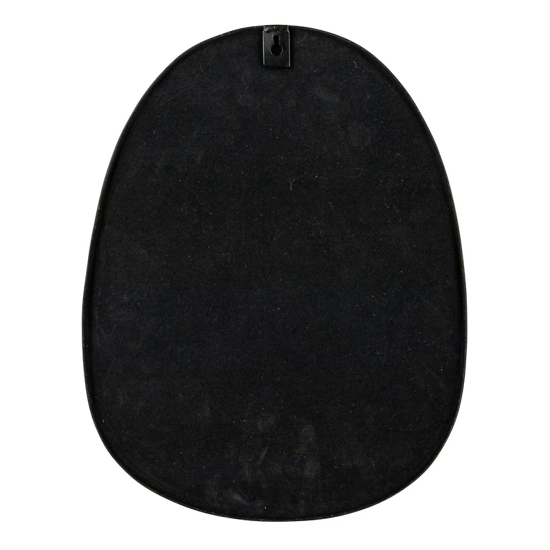 Hello Honey® 11.25" x 14.75" Black Matte Elegance Wall Mirror