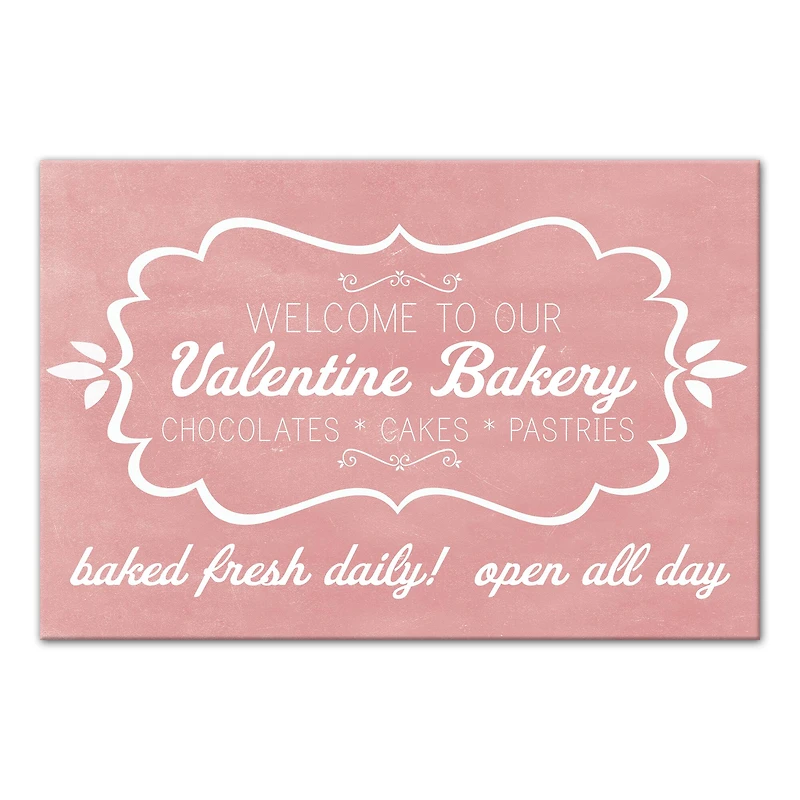 Valentine Bakery Canvas Wall Art