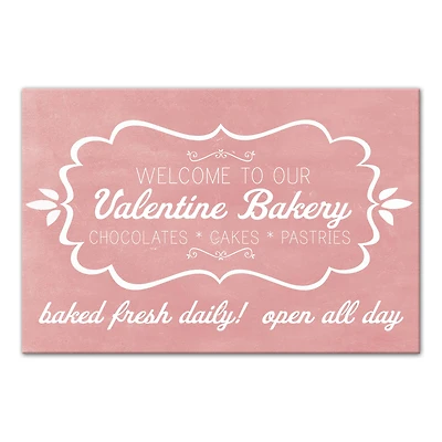 Valentine Bakery Canvas Wall Art