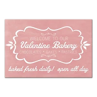 Valentine Bakery Canvas Wall Art