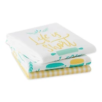 Life Is Short Dishtowel (Set of 3)