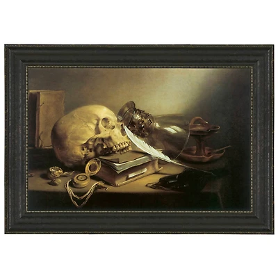 Design Toscano A Vanitas Still Life 1645 Canvas Replica Painting Wall Décor