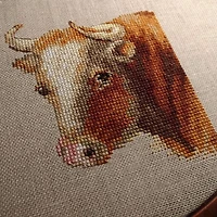 Alisa Bull Cross Stitch Kit