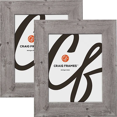 Pack: Craig Frames American Barn Light Gray Picture Frame