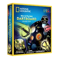 National Geographic Glow-in-the-Dark Dartboard Game Set