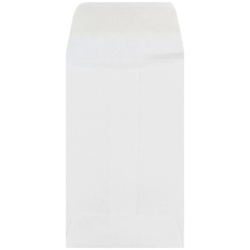 JAM Paper 2.25" x 3.5" White Coin Envelopes
