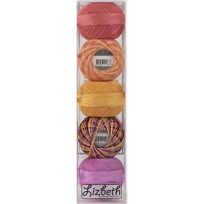 Handy Hands Lizbeth Summer Cordonnet Cotton Thread Pack, Size 20