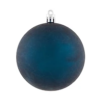 32ct. 3.25" 2-Finish Sapphire Blue Shatterproof Ball Ornaments