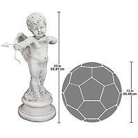 Design Toscano 22" Cupid Message of Love Statue