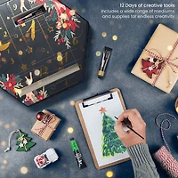 Arteza® 12 Day Joy to the World Fine Art Christmas 2023 Advent Calendar