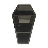 16" Black Disco Coffin Tabletop Shelf by Ashland®