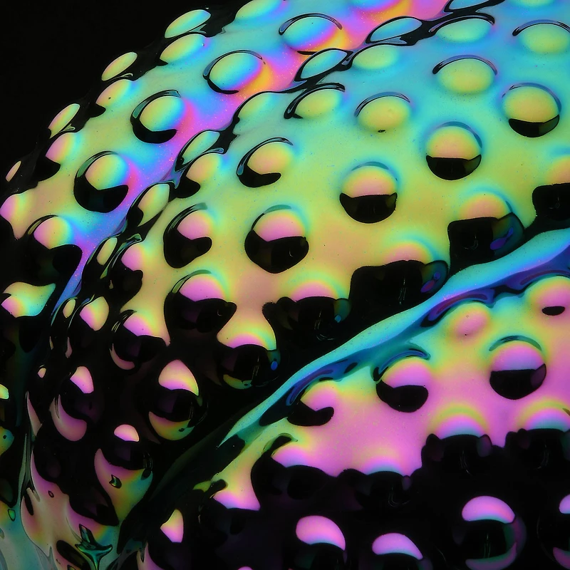 10" Purple Iridescent Pumpkin Décor