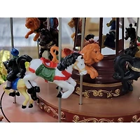 Wizardi Christmas Carousel Decoration Animated Christmas Village