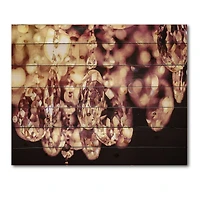 Designart - Bright Chandelier With Chrystak Hanging