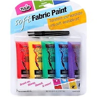 Tulip® Primary Soft® Fabric Paints, 5ct.