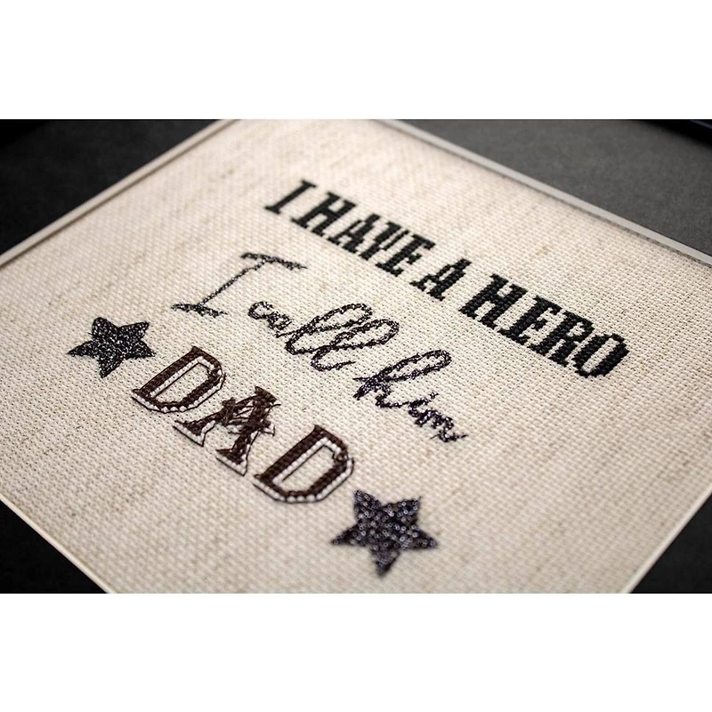 LetiStitch Counted Cross Stitch Kit Father's day gift