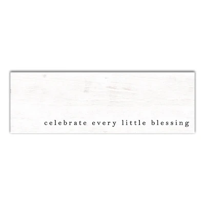 Celebrate Blessings 36" x 12" Canvas Wall Art
