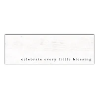 Celebrate Blessings 36" x 12" Canvas Wall Art