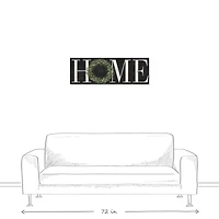 Home Wreath Canvas Wall Art