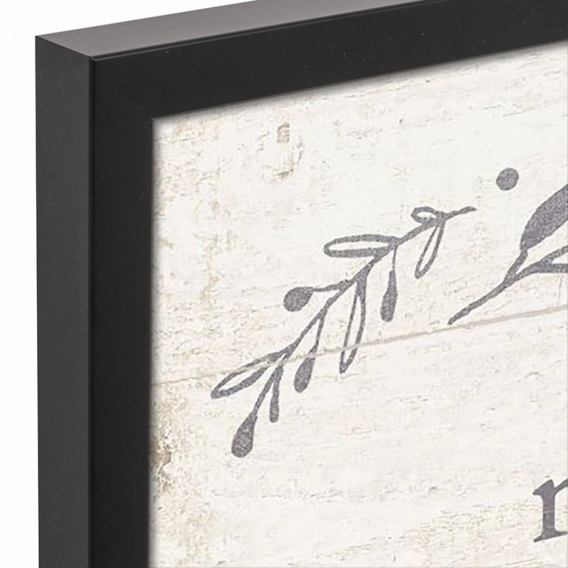 Make Yourself at Home 16" x 20" Black Framed Canvas