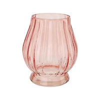 5.5" Pink Tabletop Glass Vase by Ashland®