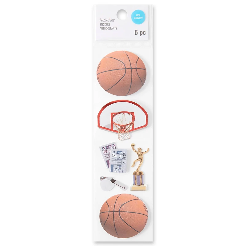 Basketball Stickers by Recollections