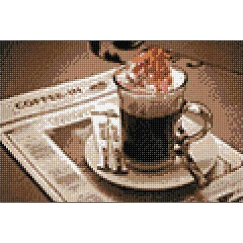 Wizardi Coffee Time Diamond Painting Kit