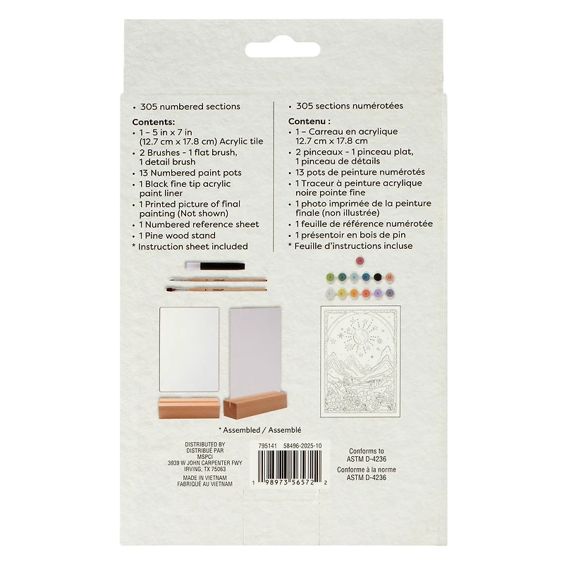 Mountain Paint-by-Number Acrylic Surface Kit by Artist's Loft®