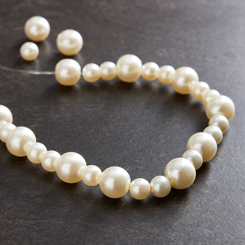 Pearl White Beads by Creatology™