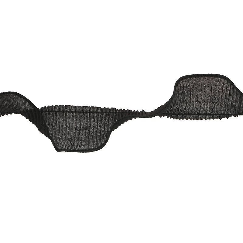 1.5" Black Pleated Trim by Celebrate It®