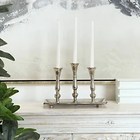 Aluminum Candle Candelabra with Candle Plate