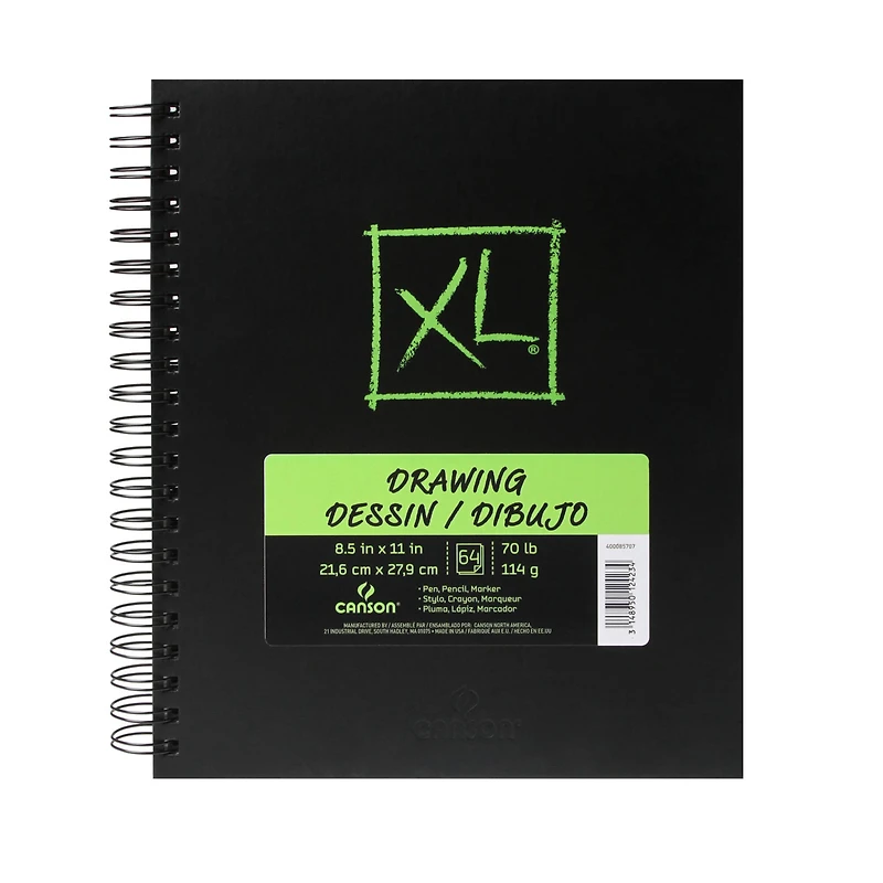 6 Pack: Canson® XL® Drawing Book, 8.5" x 11"