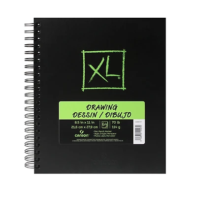 6 Pack: Canson® XL® Drawing Book, 8.5" x 11"