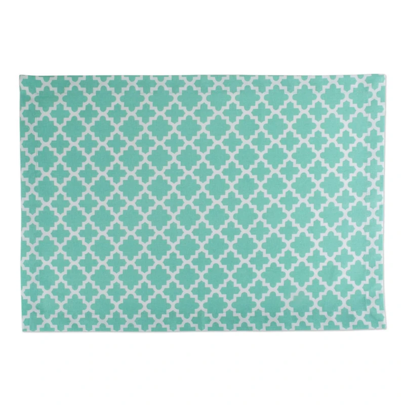 DII® Aqua Lattice Placemat Set, 6ct.