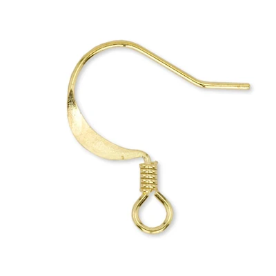 Beadalon® Gold-Plated Dapped & Spring Ear Wires, 20ct.