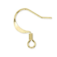 Beadalon® Gold-Plated Dapped & Spring Ear Wires, 20ct.