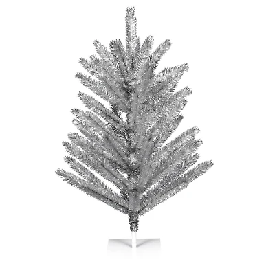 3ft. Unlit Silver Vintage Aluminum Artificial Christmas Tree