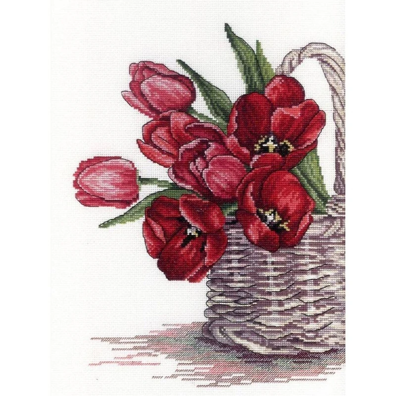 MP Studia Flower Happiness Cross Stitch Kit