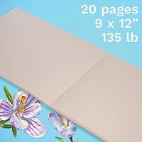 Canson® Graduate Foldover Natural Toned Mixed Media Pad, 9" x 12"