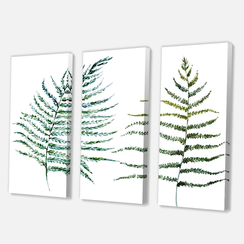 Designart - Two Fern Leaves