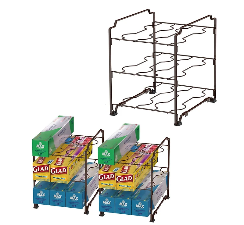 NEX™ Kitchen Wrap Organizer Rack