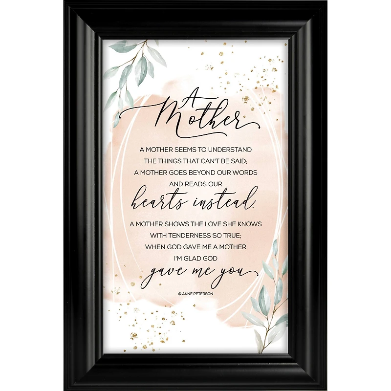 A Mother Seems Heaven Sent Framed Plaque