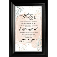 A Mother Seems Heaven Sent Framed Plaque
