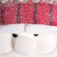 DII® Hanging Foam Santa with Plaid Hat
